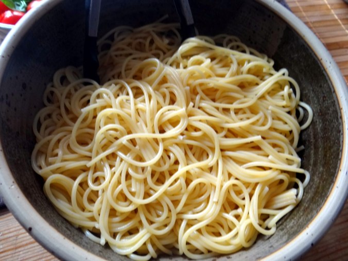 Spaghetti mit Wildkräutern (15)